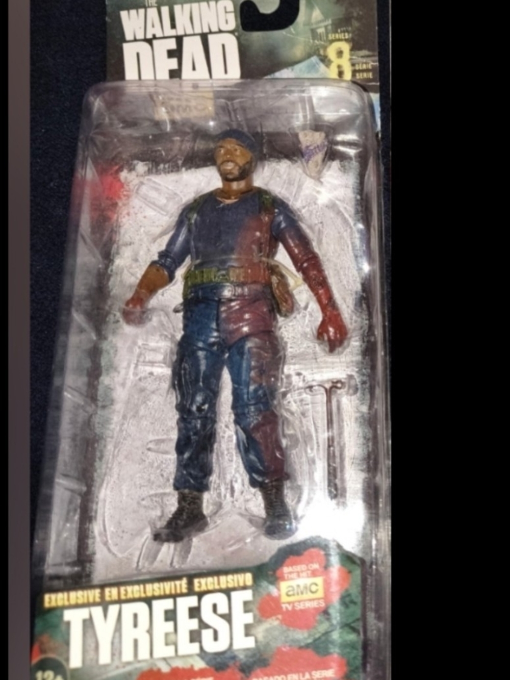 The Walking Dead Tyreese Action Figure - Blue/Brown